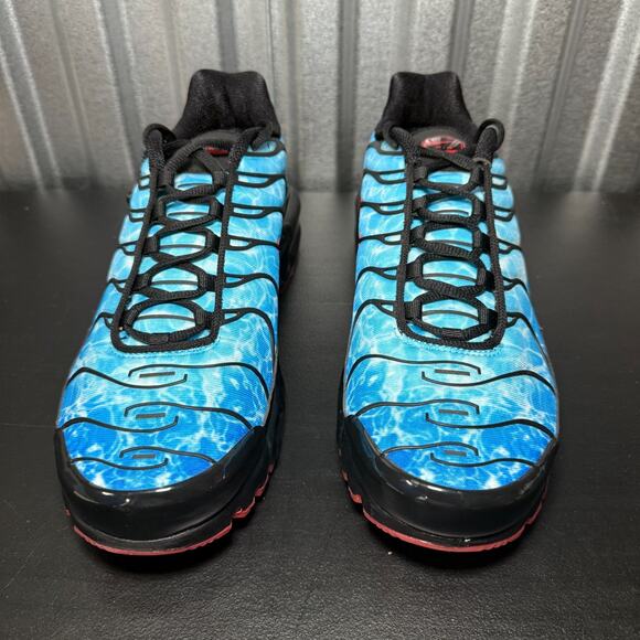 Nike Air Max Plus Shark Attack Blue Black White Red HQ3824-001 Mens Size 10.5 - Picture 4 of 8